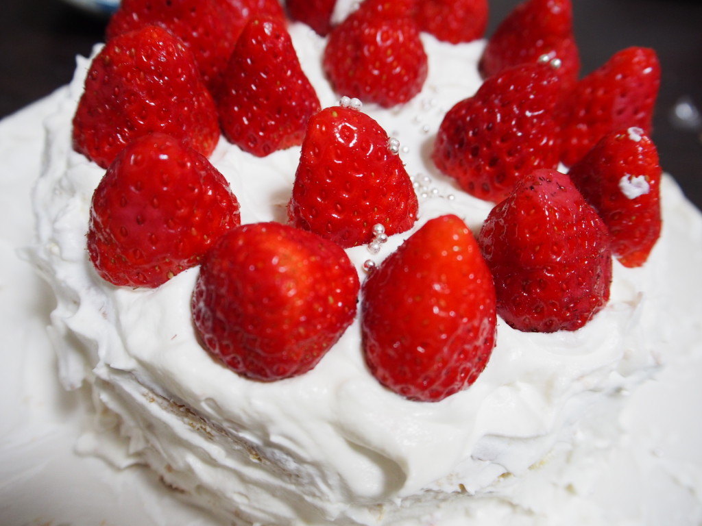 クリスマスケーキ完成